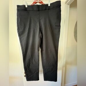 Pull on Straight Legged Pants, Black